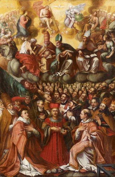 Altare di Ognissanti con la Trinità da Circle of Christoph Thomas Scheffler